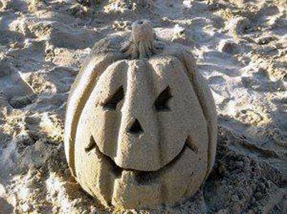 Photo of a Sand Pumpkin