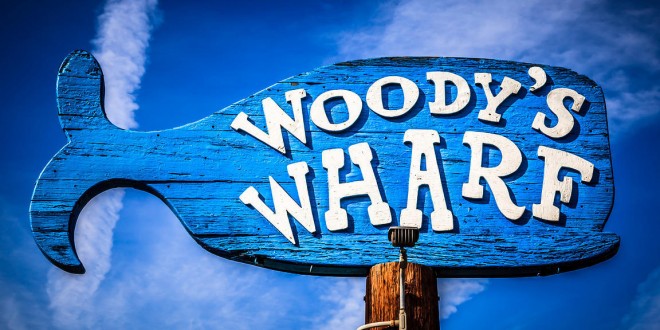 Woody's Wharf Sign Newport Beach Picture
