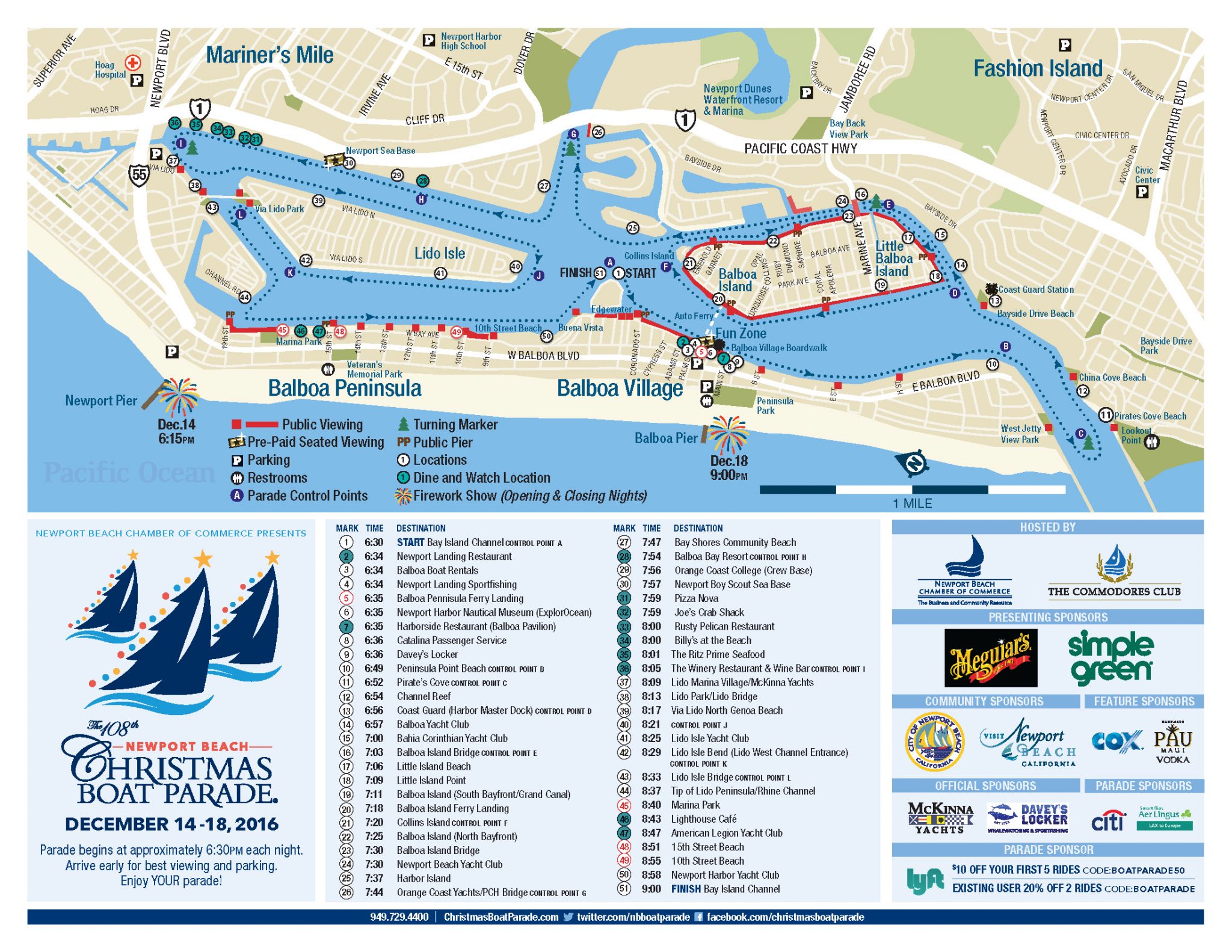 Here Comes The Boat Parade! (with map and schedule) Save Newport